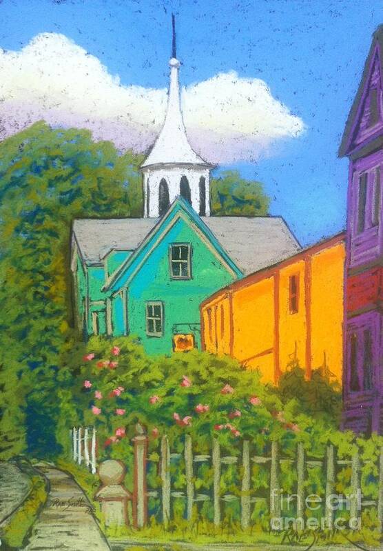 B And B Art Print featuring the pastel St.George Street by Rae Smith