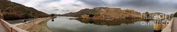Amer Fort Art Print featuring the photograph Amer Fort by James L Davidson
