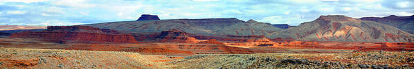 United States Art Print featuring the photograph Painted Mountains by Richard Gehlbach