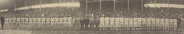 History Art Print featuring the photograph 1924 Negro League World Series. Players by Everett