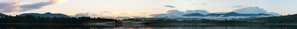 Panorama Art Print featuring the photograph Silver Lake Sunset 5472 by Brent L Ander