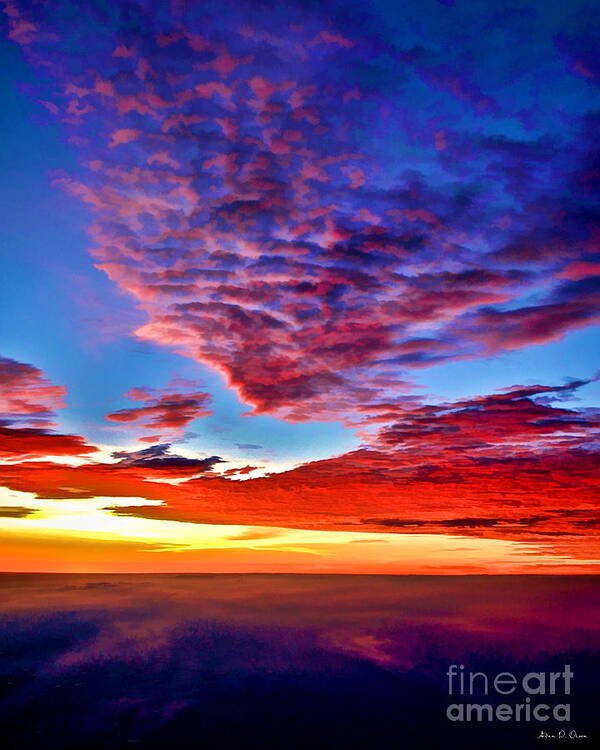 Painted Heavens Art Print featuring the photograph Painted Heavens by Adam Olsen