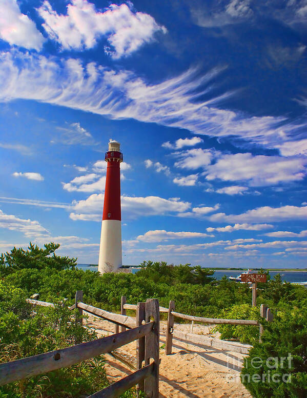Lighthouse Art Print featuring the photograph Path to the Light by Nick Zelinsky Jr