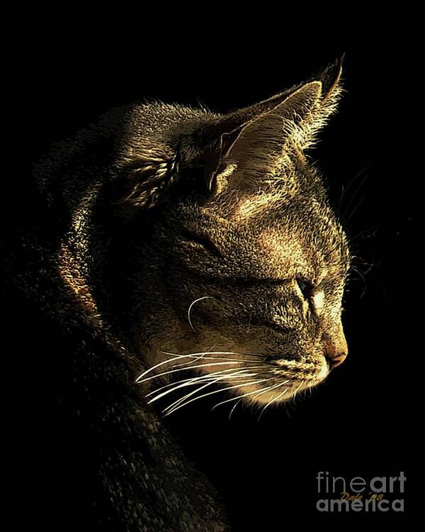 Cats Art Print featuring the photograph Tiger Within by Dale  Ford