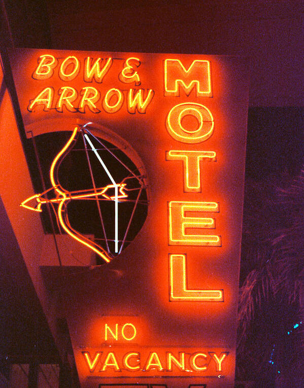 Bow Art Print featuring the photograph Bow and Arrow Motel by Matthew Bamberg