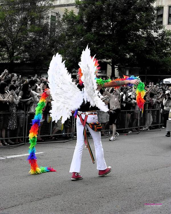 Pride Art Print featuring the photograph Pride Angel 21126 by Brian Gryphon