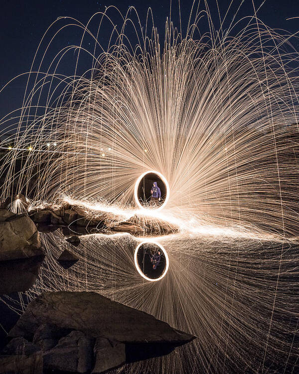 Steel Wool Art Print featuring the photograph Reflect by Lee Harland