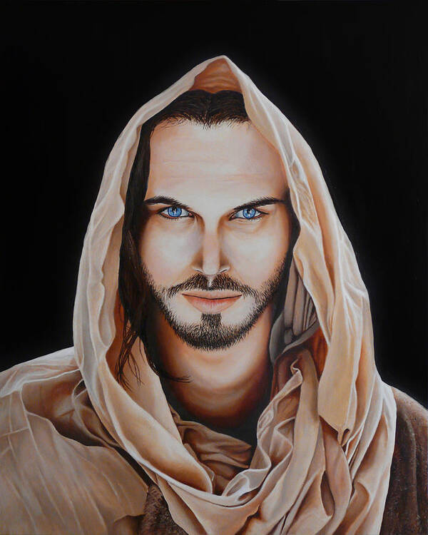 Christ Art Print featuring the painting Son of Man by Vic Ritchey