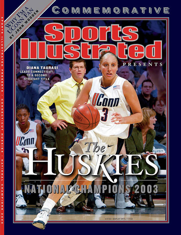Looking Art Print featuring the photograph University Of Connecticut Diana Taurasi, 2003 Ncaa Womens Sports Illustrated Cover by Sports Illustrated
