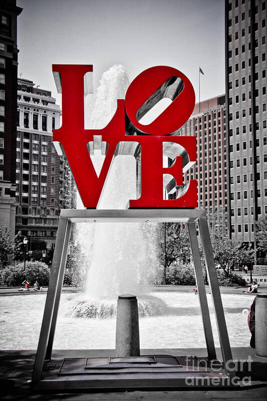 Philadelphia Art Print featuring the photograph Love Park by Stacey Granger