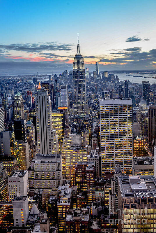 Nyc Art Print featuring the photograph Empire Stands Tall by Stacey Granger