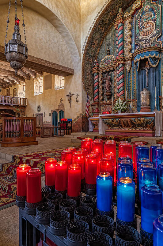 Mt Art Print featuring the photograph Mt Carmel Altar by Thomas Hall