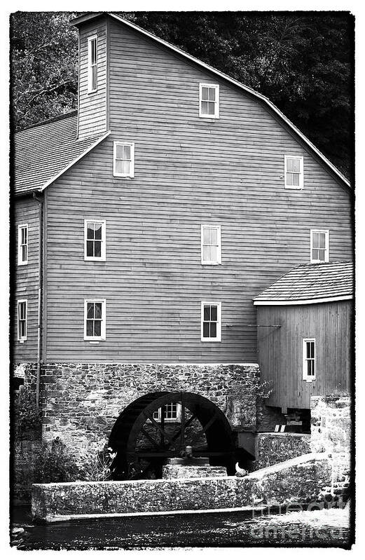 Red Mill Art Print featuring the photograph Red Mill by John Rizzuto
