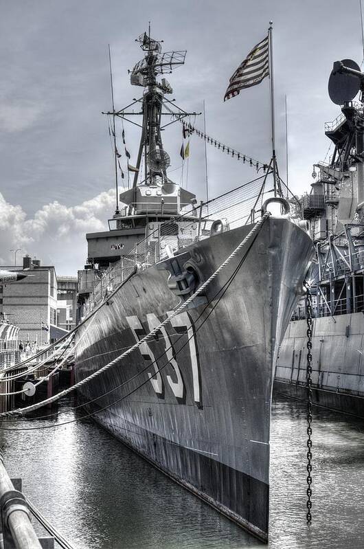 Uss Sullivan Art Print featuring the photograph USS Sullivan by Deborah Ritch