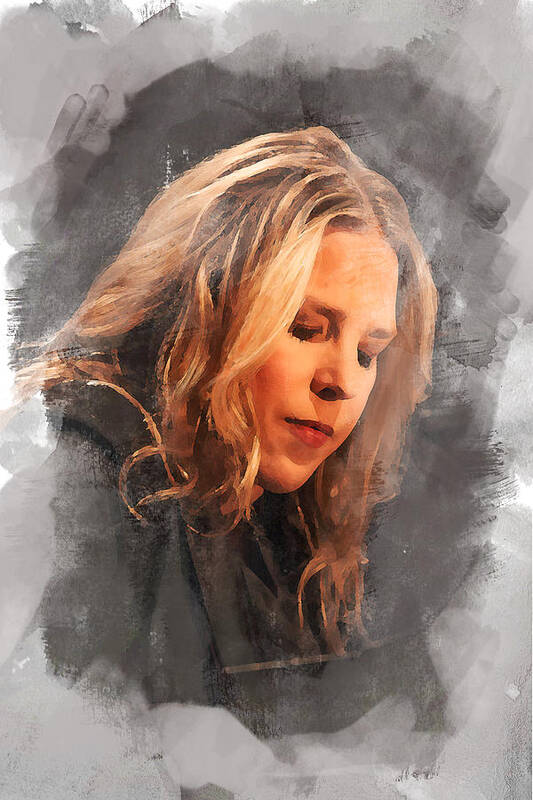 Music Art Print featuring the photograph Diana Krall by Thomas Leparskas