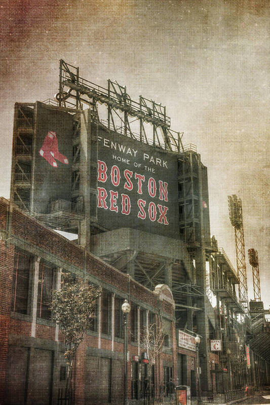 Red Sox Art Print featuring the photograph Fenway Park Billboard - Boston Red Sox by Joann Vitali