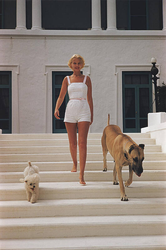 People Art Print featuring the photograph C.z. Guest #1 by Slim Aarons