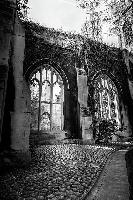 St Dunstan In The East Art Print featuring the photograph St Dunstan in the East by Georgia Clare
