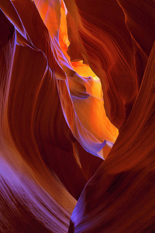 Antelope Canyon Art Print featuring the photograph Upper Antelope Canyon II by Giovanni Allievi