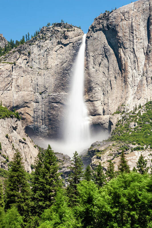 California Art Print featuring the photograph Classic Waterfall Yosemite Falls by Dan Carmichael