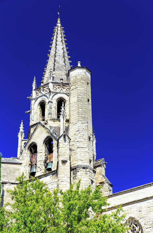 Eglise St Pierre Art Print featuring the photograph Eglise St Pierre in Avignon by John Rizzuto
