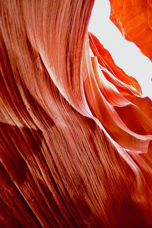 Lower Art Print featuring the photograph Wavy rocks,Lower Antelope,Page by Bnte Creations