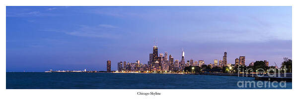 Chicago Art Print featuring the photograph Chicago Skyline #2 by Twenty Two North Photography