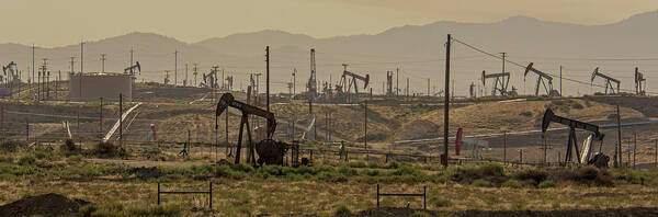 21st Century Art Print featuring the photograph Kern River Oil Field #2 by Jim West/science Photo Library