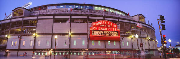 Photography Art Print featuring the photograph Usa, Illinois, Chicago, Cubs, Baseball #7 by Panoramic Images
