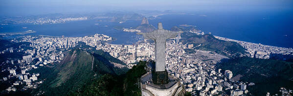 Photography Art Print featuring the photograph Aerial, Rio De Janeiro, Brazil by Panoramic Images