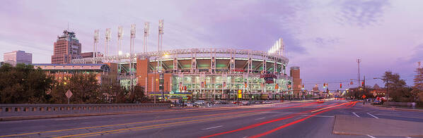 Photography Art Print featuring the photograph Baseball Stadium At The Roadside by Panoramic Images