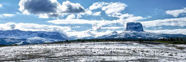 Landscape Art Print featuring the photograph Chief of the Mountains by Renee Sullivan