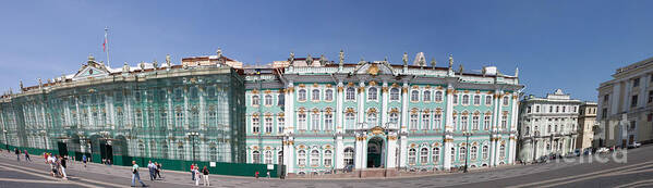 Architecture Art Print featuring the photograph Hermitage Palace Museum by Thomas Marchessault