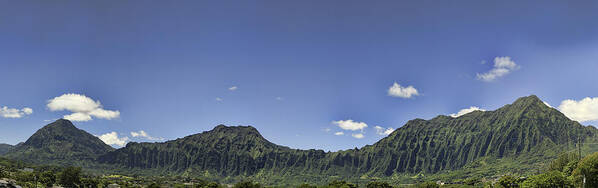 Hawaii Art Print featuring the photograph Ko'olau range panorama by Dan McManus