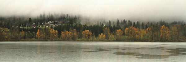 Fall Creek Oregon Art Print featuring the photograph Last Breath of Fall by Randy Wood