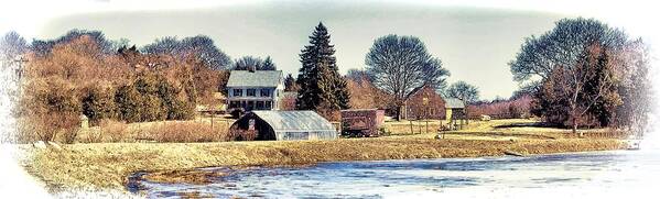 Plymouth Ma Art Print featuring the photograph Manomet Farm by Constantine Gregory