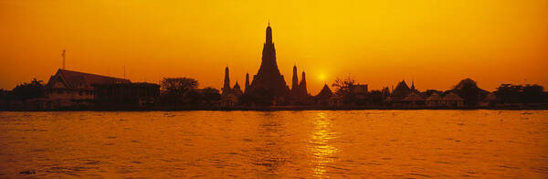 Photography Art Print featuring the photograph Thailand, Bangkok, Wat Arun by Panoramic Images