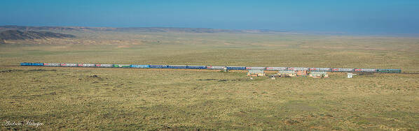 Train Art Print featuring the photograph The Trans Siberian Express by Andrew Matwijec