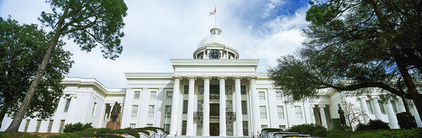 Photography Art Print featuring the photograph Facade Of A Government Building #21 by Panoramic Images