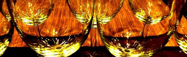 Wine Glasses Art Print featuring the photograph Fine Wine And Dine 3 by Will Borden