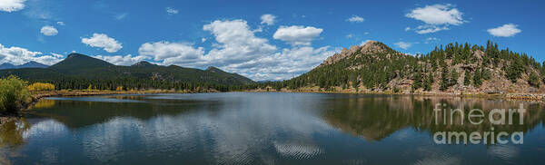 Lilly Lake Art Print featuring the photograph Lily Lake Panorama by Michael Ver Sprill