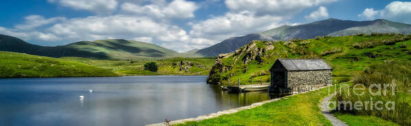 Llyn Y Dywarchen Art Print featuring the photograph Skies Over Snowdon by Adrian Evans