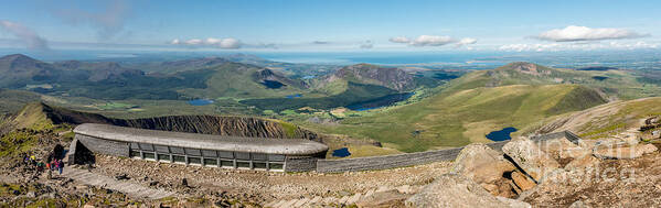 Snowdon Art Print featuring the photograph Snowdon Cafe by Adrian Evans