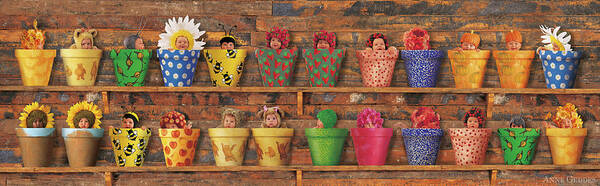 Pots Art Print featuring the photograph The Potting Shed by Anne Geddes