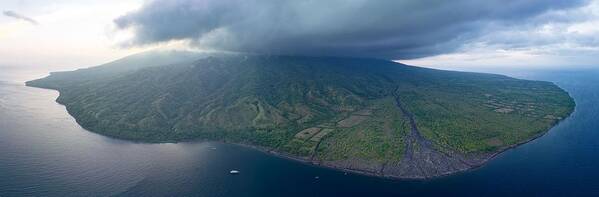 Landscapeaerial Art Print featuring the photograph The Remote, Volcanic Island Of Sangeang #2 by Ethan Daniels