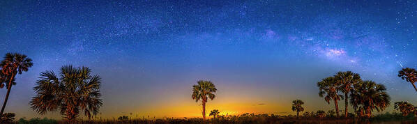 Milky Way Art Print featuring the photograph Galaxy Sunrise by Mark Andrew Thomas