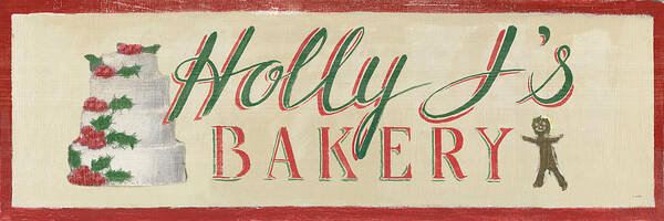 Bakeries Art Print featuring the painting Holiday Moments Ix V2 by James Wiens
