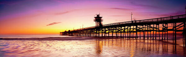 Panorama Art Print featuring the photograph San Clemente Glow by Sean Davey