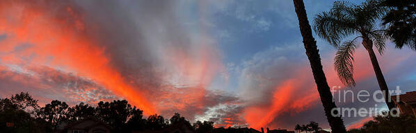 California Art Print featuring the photograph California Halloween Sunset Two by Brian Watt