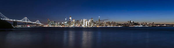  Art Print featuring the photograph Holiday Skyline by Louis Raphael